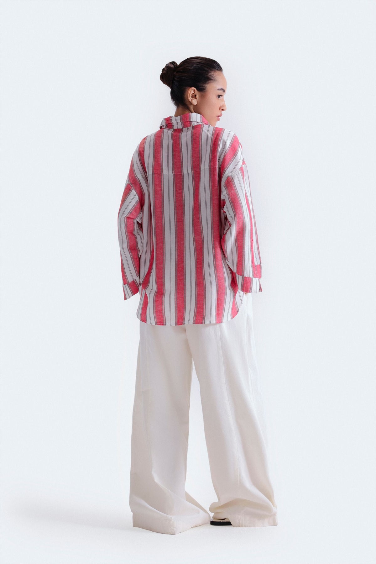LaBohemeChic Striped Button-Up Shirt