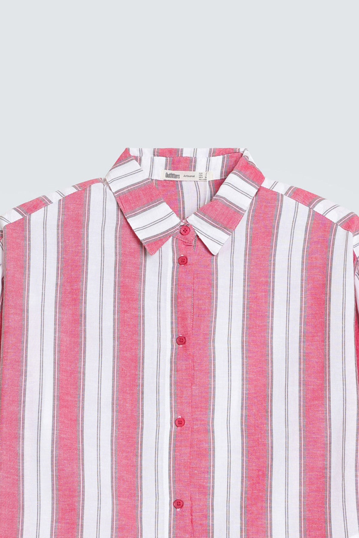 LaBohemeChic Striped Button-Up Shirt